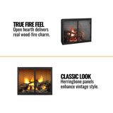 Majestic Biltmore 36" Herringbone Pattern Open Wood-Burning Fireplace [SB60HB] (SAK62147)