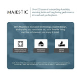 Majestic Courtyard 55K BTU 36" Traditional Outdoor Gas Fireplace (No Refractory) [ODCOUG-36NR] (SAK74218)