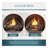 Majestic Courtyard 55K BTU 36" Traditional Outdoor Gas Fireplace (No Refractory) [ODCOUG-36NR] (SAK74218)