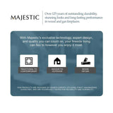 Majestic Lanai 48" Single Sided Linear Outdoor Gas Fireplace [ODLANAIG-48] (SAK95127)