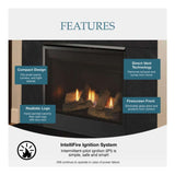 Majestic Mercury 32" Direct Vent Natural Gas Fireplace [MERC32IN] (SAK15031)