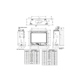 Majestic Quartz 32" Direct Vent Natural Gas Fireplace [QUARTZ32IFTN] (SAK75142)