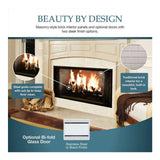 Majestic Royalton 42-Inch Wood-Burning Fireplace With Invisible Smoke Shield [BE42] (SAK14346)
