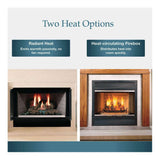 Majestic Sovereign 42-Inch Black Wood Burning Fireplace [SA42R/C] (SAK59347)