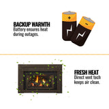 Majestic Trilliant 35-Inch Direct Vent Gas Fireplace Insert [TRILLIANT35IN] (SAK63247)
