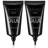 Makartt Nail Rhinestone Glue for Nails: Super Strong Gel Nail Glue for Decorations Nail Charm 3D Nails Bling Gel for Nail Gem Nail Art Jewel Diamonds 30ML Cured Need Beauty