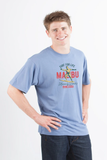 MALIBU Men's Bamboo Viscose/Organic Cotton Short Sleeve Graphic T-Shirt