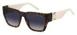 Marc Jacobs 646/S Dark Grey Shaded Women's Sunglasses 57mm