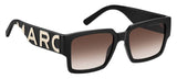 Marc Jacobs 739/S Brown Square Unisex Sunglasses