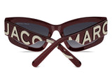 Marc Jacobs Dark Grey Shaded Women's Sunglasses 55mm