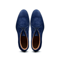 46-592-NVY MARCO Suede Calfskin Chukka Boot, Navy