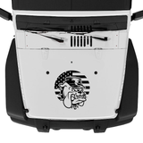 US  Marine Bulldog Hood Graphic