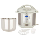Martha Stewart 8-qt 7-in-1 Digital Stainless Steel Pressure Cooker