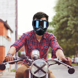 Mask Riding Goggle with Adjustable Non-slip Trip Mouth Filter