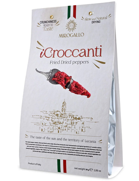 Croccanti Cruschi Peppers Produced by: Masseria Mirogallo  in Basilicata, Italy