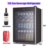 Matte Beverage Refrigerator and Cooler W58128H