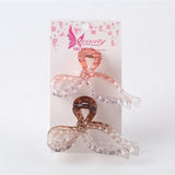 Matte Color Solid Claw Bobby Pin Set Claw Bag Stylish Bobby Pin Set