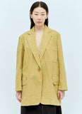 Max Mara Women Oversized Canvas Blazer