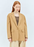 Max Mara Women Oversized Canvas Blazer