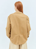 Max Mara Women Oversized Canvas Blazer
