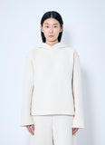 Max Mara Women Logo Embroidery Hooded Sweatshirt