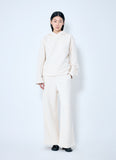 Max Mara Women Logo Embroidery Hooded Sweatshirt
