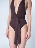 Max Mara Women Cristel Belted Swimsuit