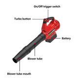 40V 17'' Cordless Lawn Mower & 40V Leaf Blower Combo Kit MB2480C