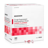 McKesson Cough Suppressant Oral Anesthetic, Cherry Flavored Lozenges