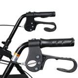 McKesson Lightweight 4 Wheel Rollator Walker, Black