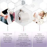 McKesson Toilet Paper Roll. Pack of 80 Tissue Paper 4" x 4.5" White 2-Ply Ultra-Soft Toilet Tissue Standard Size Cored Roll 500 Sheets Bathroom Tissue for Home; Offices; Clinics