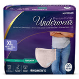 McKesson Women's Premium Discreet Pull On Absorbent Underwear, Maximum