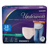 McKesson Women's Premium Discreet Pull On Absorbent Underwear, Maximum
