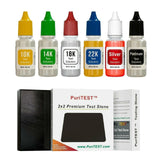 Gold Silver Test Kit 10K 14K 18K 22K 24K 999 Platinum Jewelry with Rare Earth Magnet