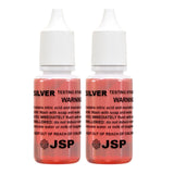 2 Pc JSP Silver Jewelry Testing Acid Solution Sterling 925 Test Scrap Bottles