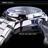 Men Luxury Skeleton Automatic Winding Mechanical Watch