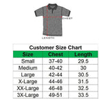 Men's 3-Button Ribbed Short Sleeve Polo
