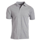 Men's 3-Button Ribbed Short Sleeve Polo