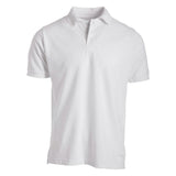 Men's 3-Button Ribbed Short Sleeve Polo