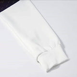 Men's 3D Print Block Starry Sky Milk Hoodie