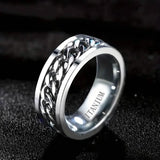 Men's 8mm Titanium Steel Ring