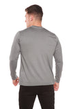 Custom Printed Men's Bamboo Viscose/Organic Cotton Long Sleeve T-Shirt