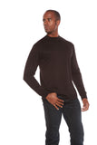 Custom Printed Men's Bamboo Viscose/Organic Cotton Long Sleeve T-Shirt