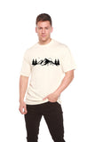 Men's Bamboo Viscose/Organic Cotton Short Sleeve T-Shirt with Print Mauna Kea