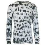 Men's Long Sleeve Tie-Dye Cotton Tee