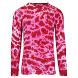 Men's Long Sleeve Tie-Dye Cotton Tee