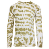 Men's Long Sleeve Tie-Dye Cotton Tee