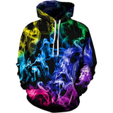 Men's Printed 3D Color Star Sweaters Series Fashion Hoodies