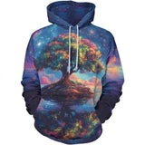 Men's Printed 3D Color Star Sweaters Series Fashion Hoodies