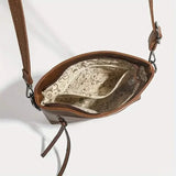 Men's Retro PU Leather Shoulder Bag, Simple Fashion Crossbody Casual Bag with Adjustable Strap